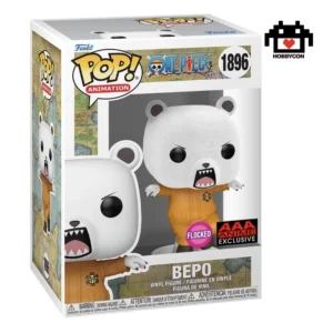 One Piece-Bepo-1896-Hobby Con-Funko Pop-Flocked-AAA Anime Exclusive