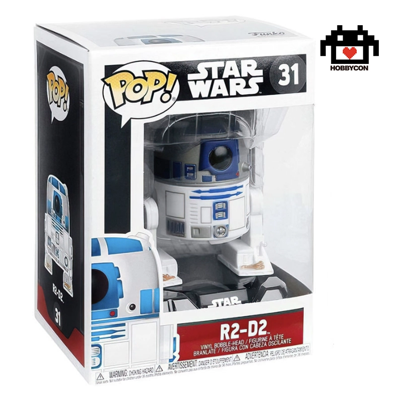 Funko Pop Star Wars R2-D2 Avec Lumières Et Sons - Figurine Collector 10.2 Cm