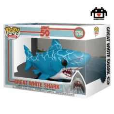 Jaws-Great White Shark-1754-50th Anniversary-Hobby Con-Funko Pop