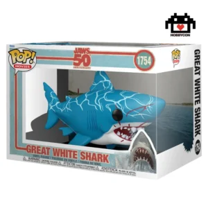 Jaws-Great White Shark-1754-50th Anniversary-Hobby Con-Funko Pop