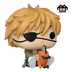 Chainsaw Man-Denji-Pochita-1971-Hobby Con-Funko Pop