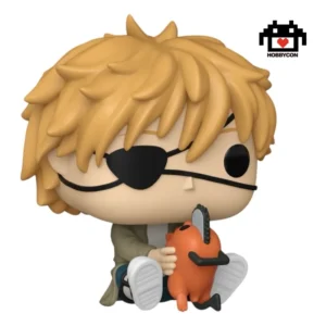 Chainsaw Man-Denji-Pochita-1971-Hobby Con-Funko Pop
