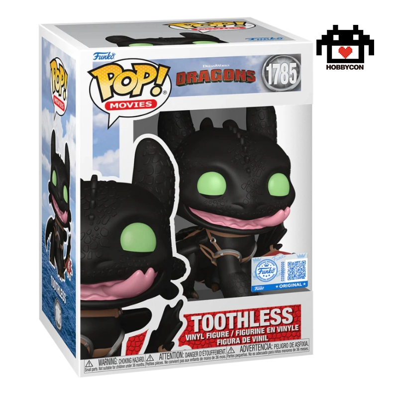 Como-entrenar-a-tu-Dragon-Chimuelo-1785-Hobby-Con-Funko-Pop How to Train Your Dragon-Toothless-1785-Hobby Con-Funko Pop-Special Edition