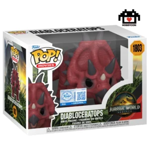 Jurassic World Rebirth-Diabloceratops-1803-Hobby Con-Funko Pop-Special Edition