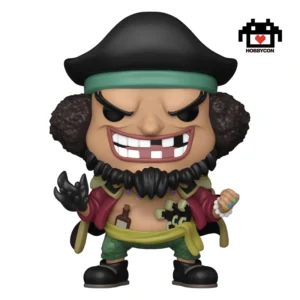 One Piece-Marshall D. Teach-1921-Hobby Con-Funko Pop-Edición Especial-Protector
