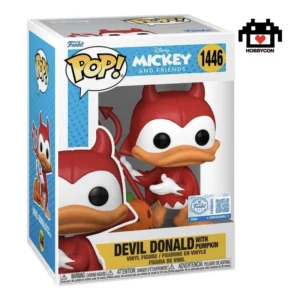 Mickey and Friends-Devil Donald-1446-Hobby Con-Funko Pop-Specialty Edition
