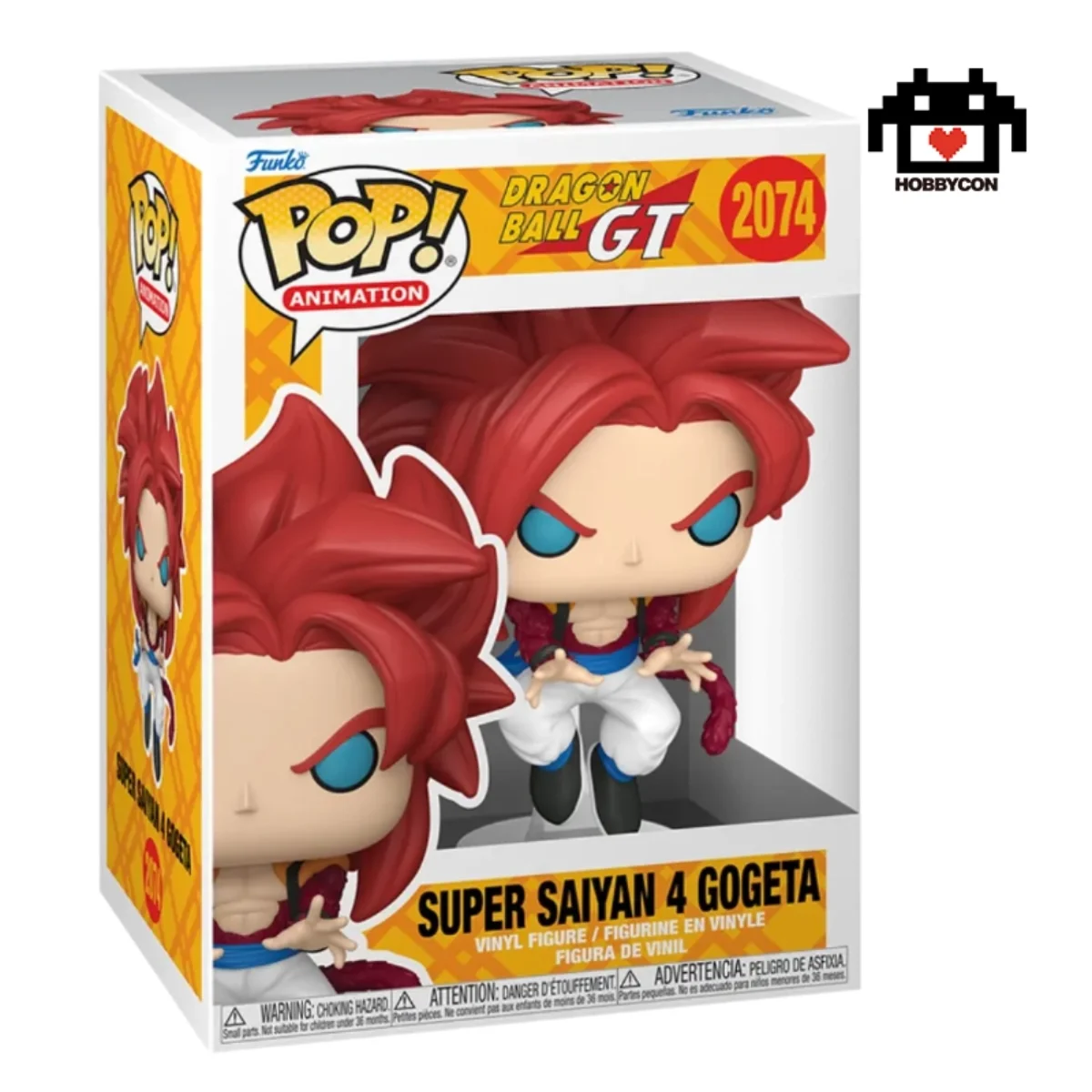 Super Saiyan Gogeta – Dragon Ball GT – 2074 – Funko Pop! HobbyCon