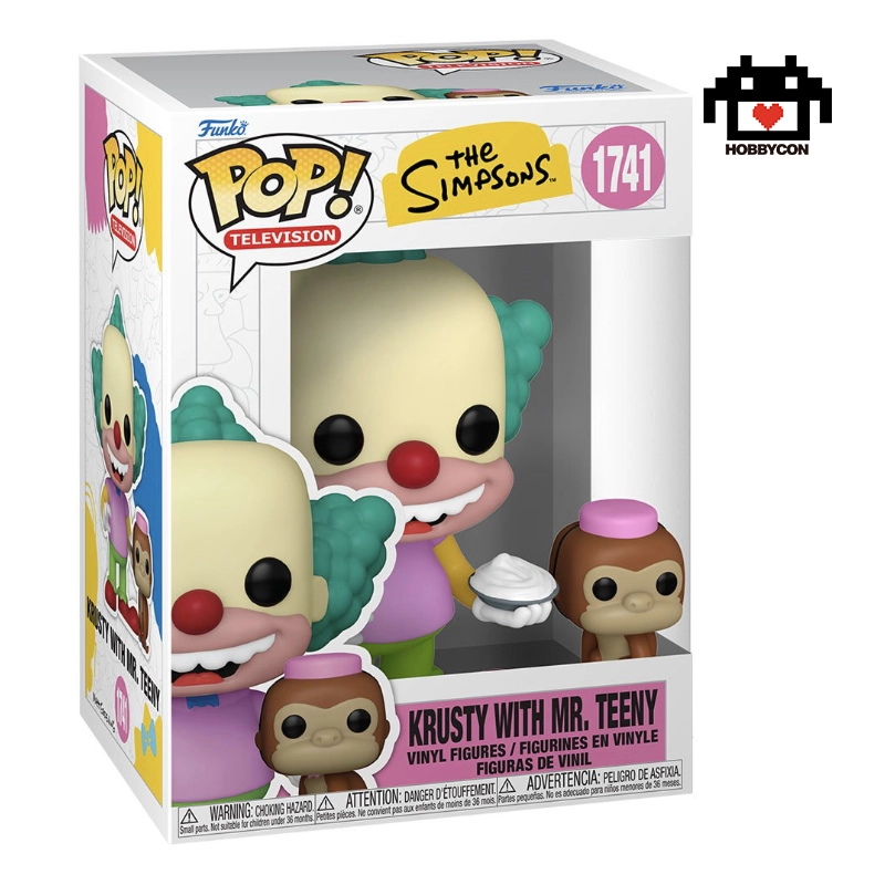 Los-Simpsons-Krusty-1741-Caja-Hobby-Con-Funko-Pop The Simpsons-Krusty-Mr. Teeny-1741-Hobby Con-Funko Pop
