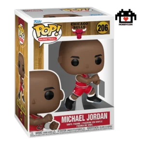 NBA-Chicago Bulls-Michael Jordan-206-Hobby Con-Funko Pop