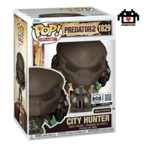 Predator 2-City Hunter-1829-Hobby Con-Funko Pop-Limited Edition Royalty-3500 Unidades