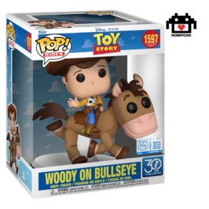 Toy Story-Woody-Bullseye-1597-Hobby Con-Funko Pop-Specialty Edition-30th Anniversary