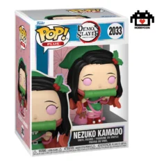 Demon Slayer-Nezuko Kamado-2033-Hobby Con-Funko Pop Plus-Holiday Anime