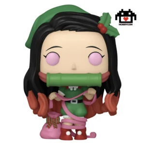 Demon Slayer-Nezuko Kamado-2033-Hobby Con-Funko Pop Plus-Holiday Anime