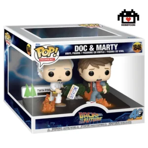 Doc y Marty 6" – Volver al Futuro – 40 Aniversario - 1846 - Funko Pop!
