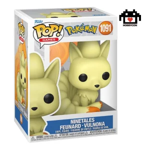 Pokemon-Ninetales-Feunard-Vulnona-1091-Hobby Con-Funko Pop