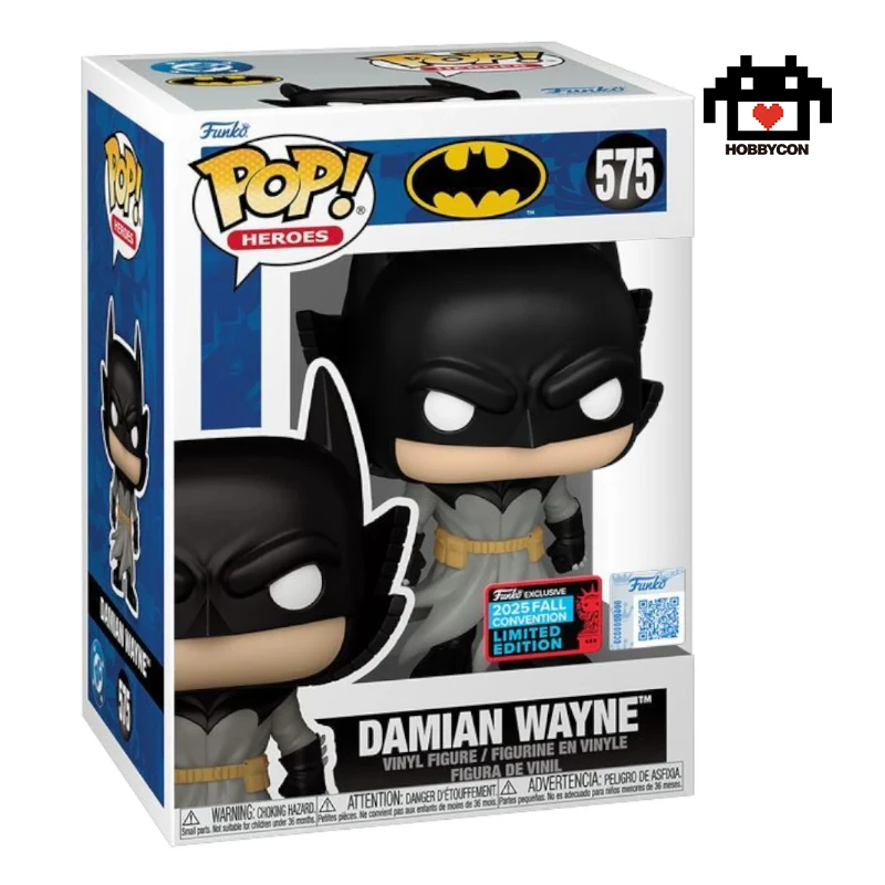 Batman-575-Hobby-Con-Funko-Pop Batman-Damian Wayne-575-Hobby Con-Funko Pop-2025 Fall Convention.