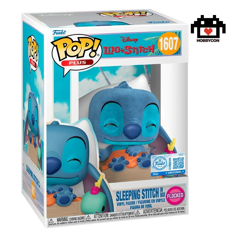 Lilo-y-Stitch-Stitch-1607-Hobby-Con-Funko-Pop Lilo y Stitch-Stitch-1607-Hobby Con-Funko Pop-Flocked-Especial Edition