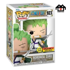 One Piece-Roronoa Zoro-923-GITD-Hobby Con-Funko Pop-Volcano X Exclusive.