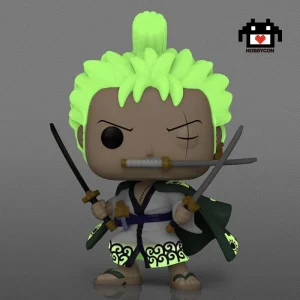 One-Piece-Roronoa-Zoro-923-GITD-Hobby-Con-Funko-Pop One Piece-Roronoa Zoro-923-GITD-Hobby Con-Funko Pop-Volcano X Exclusive.