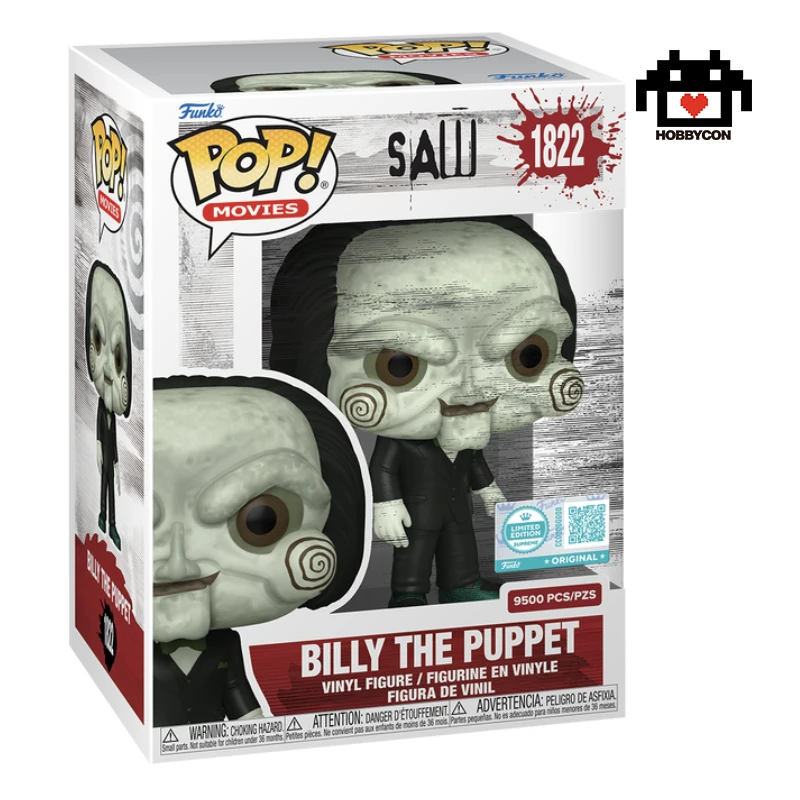 Saw-Billy-The-Puppet-1822-Hobby-Con-Funko-Pop Saw-Billy the Puppet-1822-Hobby Con-Funko Pop-Limited Edition Supreme-9500Pcs