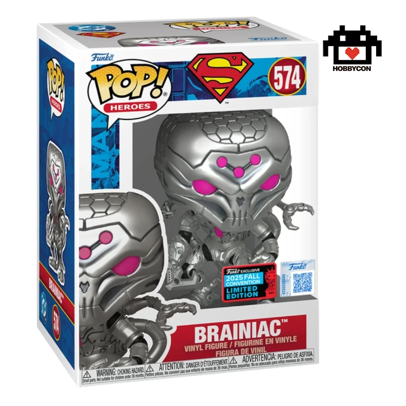 Superman-Brainiac-574-Caja-Hobby-Con-Funko-Pop Superman-Brainiac-574-Hobby Con-Funko Pop-2025 Fall Convention