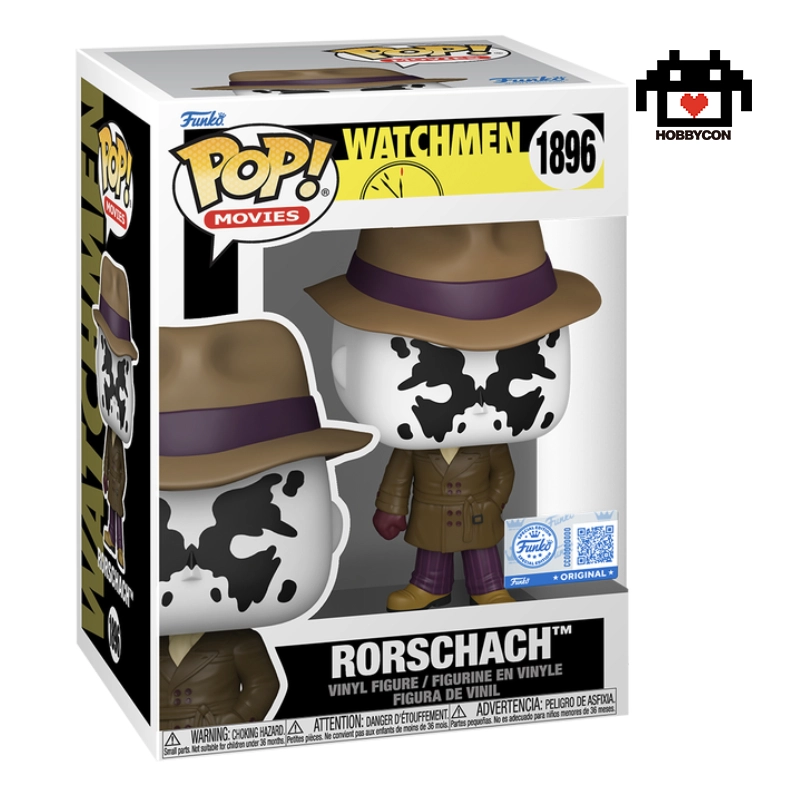 Watchmen-Rorschach-1896-Caja-Hobby-con-Funko-Pop Watchmen-Rorschach-1896-Hobby con-Funko Pop-Special Edition