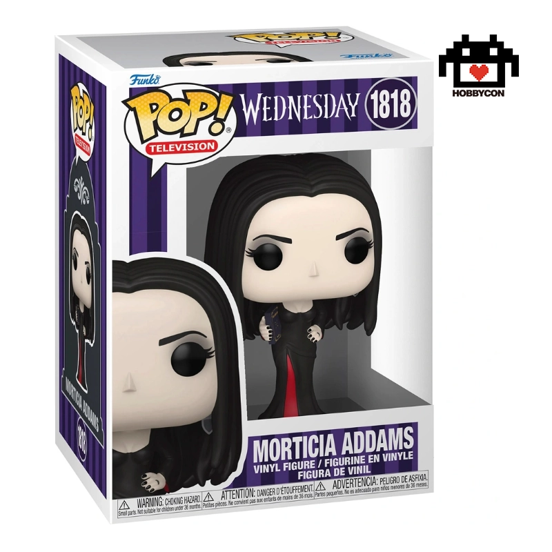 Wednesday-Morticia-Addams-1818-Hobby-Con-Funko-Pop Wednesday-Season 2-Morticia Addams-1818-Hobby Con-Funko Pop