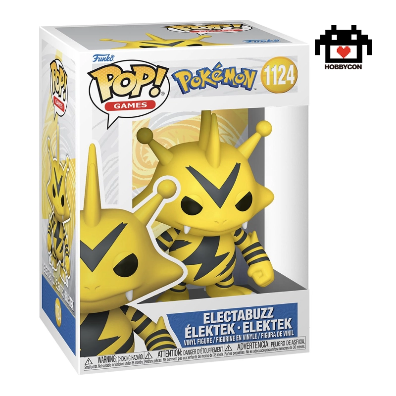 Electabuzz - Élektek - Elektek - Pokémon - 1124 - Funko Pop! - HobbyCon